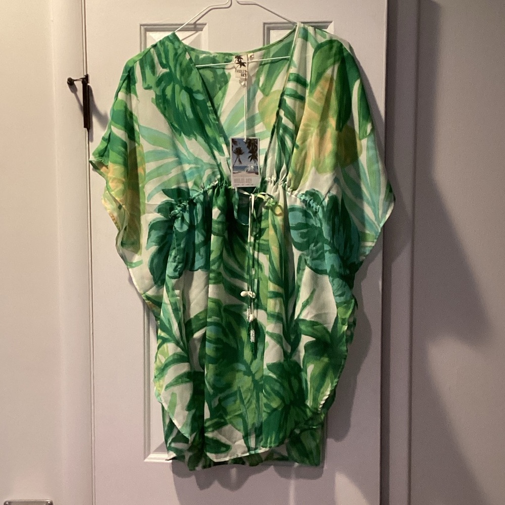 Violet Kay Tropical Green Kaftan